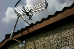 Zamontowana antena DVB-T w kierunku Lublin-Piaski- Garbów