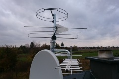 Komplet anten telewizyjnych satelita +naziemnych