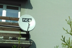 Antena nc+ na balkonie