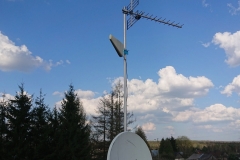 Masz antenowy z anteną GSM