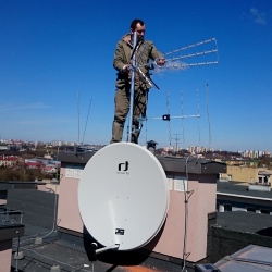 Montaż i ustawianie anten - instalacja zbiorcza Lublin