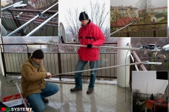 Podczas montażu anteny krótkofalarskiej