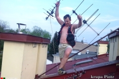 Podczas wymiany anten