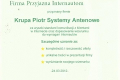 Certyfikat - Firmy-net