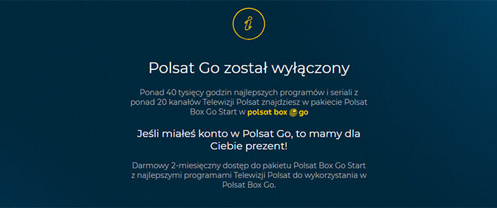 Koniec Polsat Go także w HbbTV