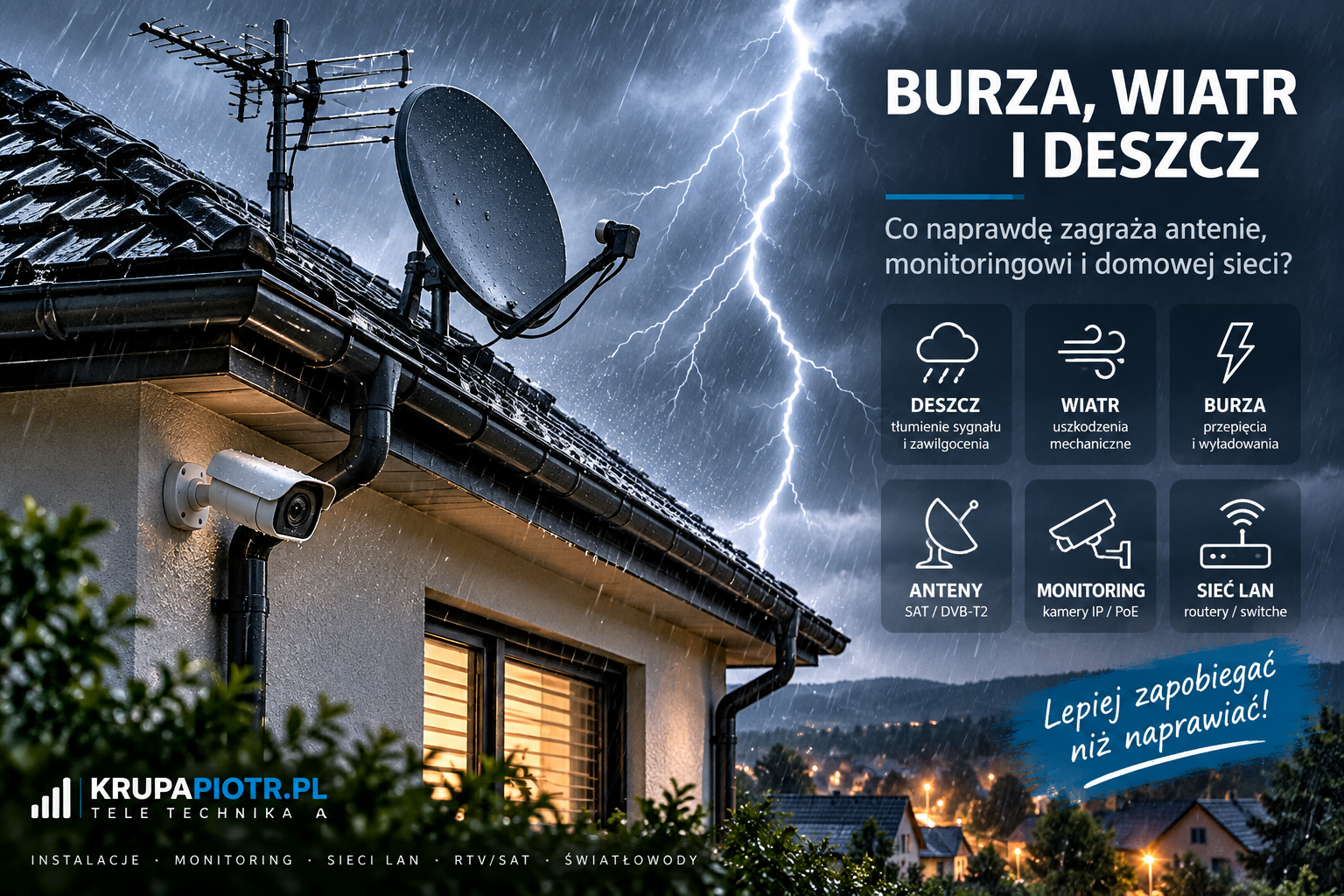Burza nad antenami i monitoringiem
