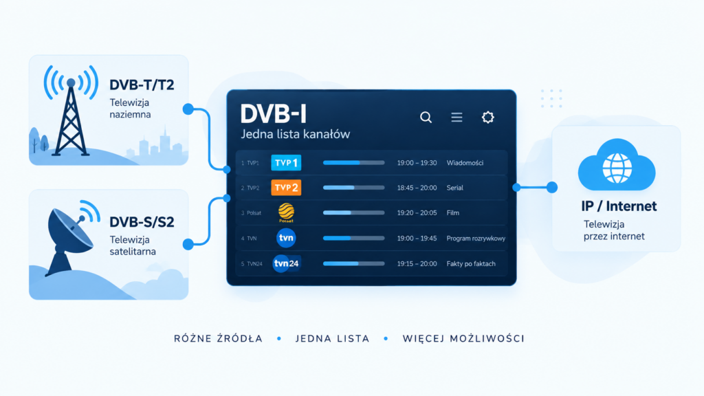 DVB-I: Jedna lista kanałów