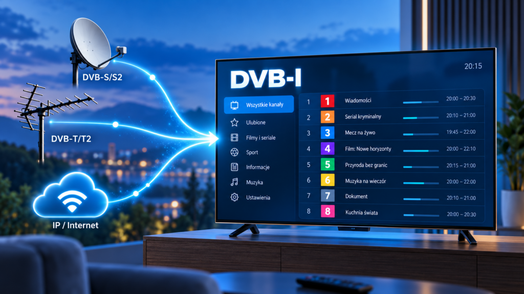 Nowoczesny interfejs DVB-I i źródła sygnału