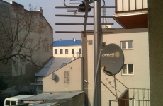 Antena DVB-T na maszcie - Jarosław