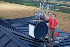 Montaż anten AIZ Nałęczów