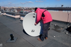 Montaż anteny satelitarnej 120 cm