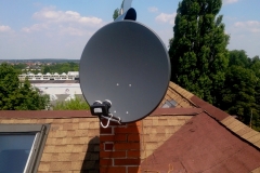 Antena SAT - z konwerterem Monoblock. Hot Bird i Astra 1