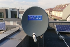 Antena Telkom-Telmor 80 z konwerterem Unicable + 3 x Legacy