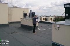 Antena satelitarna nc plus na dachu - montaż