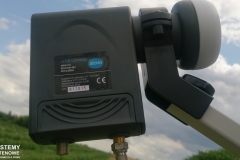 Antena z konwerterem satelitarnym Unicable