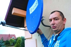 Montaż anteny satelitarnej Telkom-Telmor