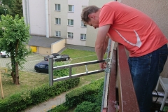 Montaż nietypowego uchwytu antenowego