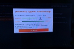 Sygnał satelitarny w dekoderze Orange