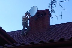 Regulacja anteny sat po burzy wiatrowej