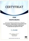 Certyfikat instalacje rtv-sat i światlowodowe