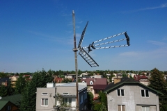 Maszt antenowy po redukcji ilości anten DVB-T