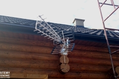 Antena DVB-T na domku letniskowym