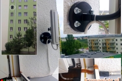 Antena panelowa w oknie