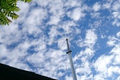Zamontowana antena krótkofalarska