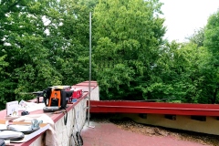 Maszt antenowy przygotowany pod montaż anten
