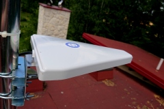 Antena ATK-LOG ALP LTE zamontowana na maszcie