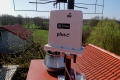 Antena zastawu IDU ODU Cyfrowego Polsatu