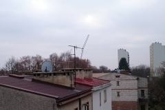 Stare uszkodzone anteny tv